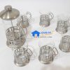 Stainless Steel Coffee Set By French Press