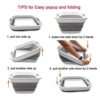 Multifunction Folding Cutting Board & Washing Basket