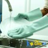 Max Home Magic Silicone Dish Washing Gloves