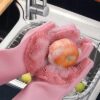 Max Home Magic Silicone Dish Washing Gloves