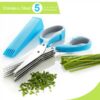 5 Layers Multi-Functional Stainless Steel Kitchen Scissors