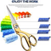 Professional Gold Stainless Steel Tailor Scissors