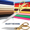 Professional Gold Stainless Steel Tailor Scissors