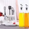 Oil/Vinegar Pouring Dispenser Bottle Glass Pack of 2