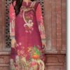 Beautiful Digital Lawn Kurti With Embroidered Neck
