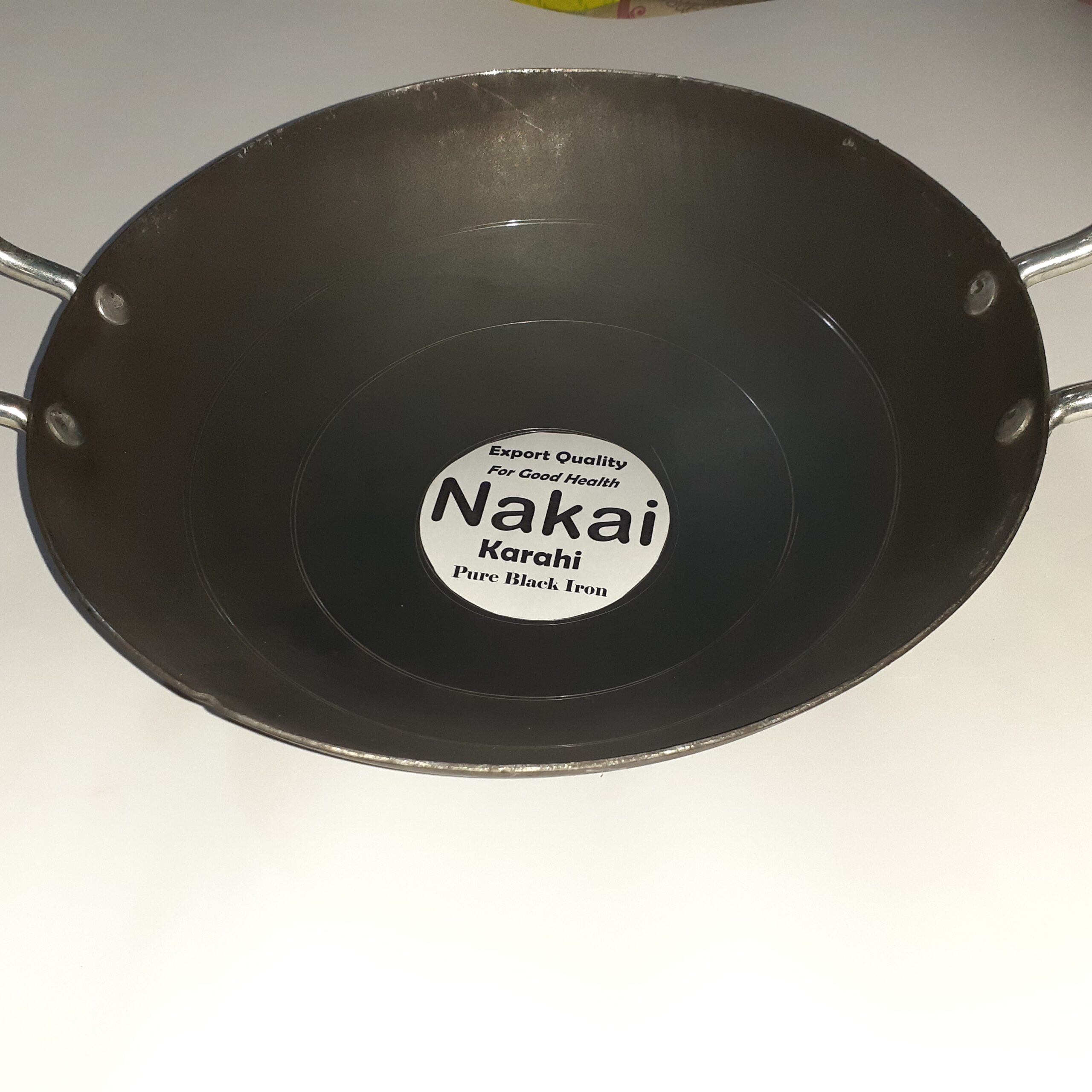 Black Imported Iron Karahi For Make Best Taste