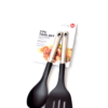 Imported Non-Stick Spoon & Slotted Turner (Pack of 2)