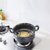 Stainless Steel Foldable Fry/Rinse Basket Strainer Net