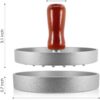 Aluminium Burger Press Hamburger Patty Maker