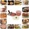 Aluminium Burger Press Hamburger Patty Maker