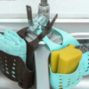Silicon Mini Sink/Shelf Organizer & Drain Rack