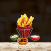 New Stylish French Fries Stand-Large