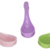 Beautiful Kids Colorful Long Handle Plastic Spoons