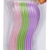 Beautiful Kids Colorful Long Handle Plastic Spoons
