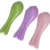 Beautiful Kids Colorful Long Handle Plastic Spoons