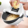 New Multi-functional Vegetable Cutter With Drain Basket