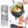 New Multi-functional Vegetable Cutter With Drain Basket