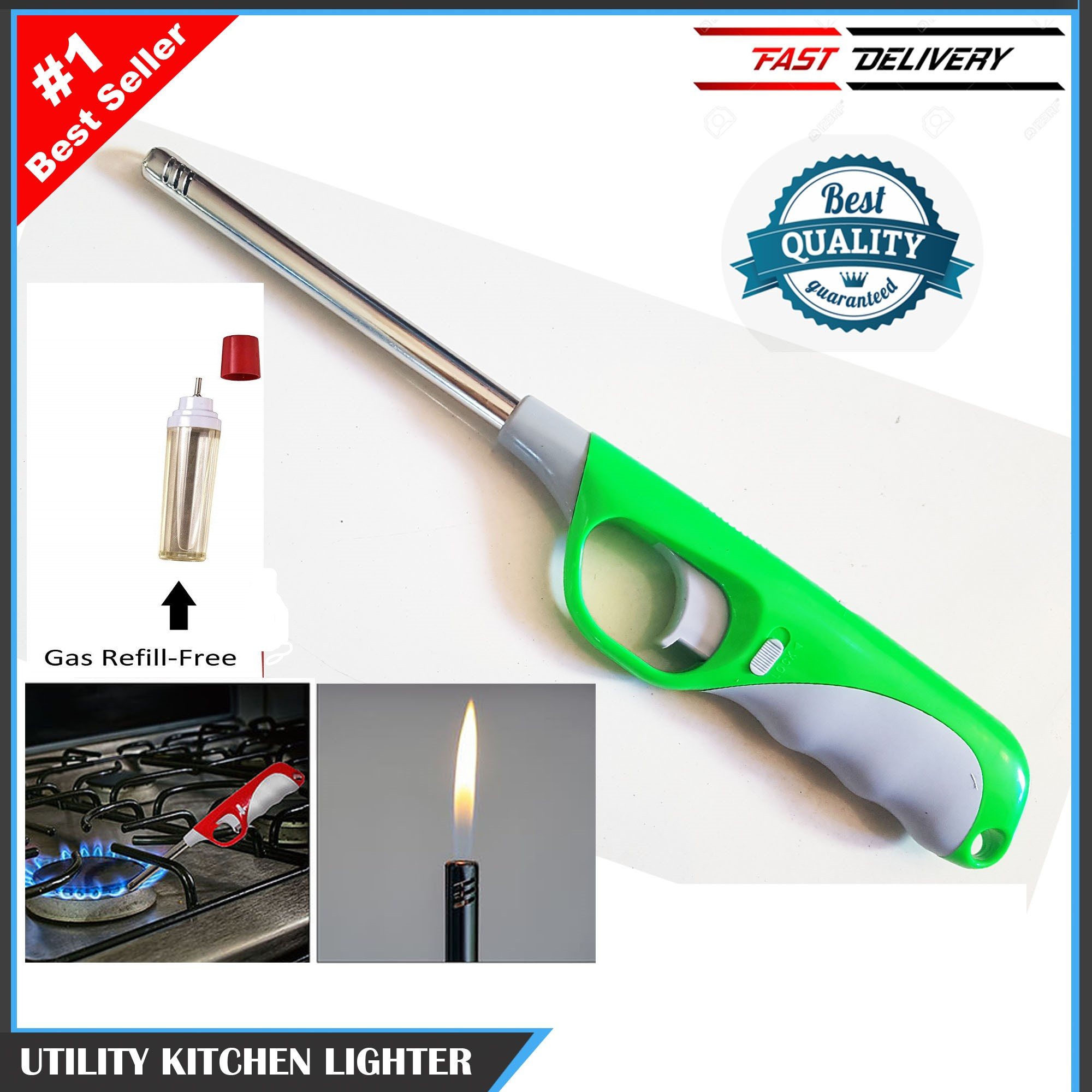 New Imported Electric Gas Lighter For Kitchen + Free refill