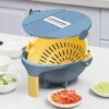 New Multi-functional Vegetable Cutter With Drain Basket