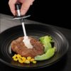 Transparent sealed Glass seasoning jar with Air Tight Lid