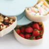 Stylish Rotating Dry Fruit Box Flower Style (6 Compartments)