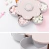 Stylish Rotating Dry Fruit Box Flower Style (6 Compartments)