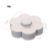 Stylish Rotating Dry Fruit Box Flower Style (6 Compartments)